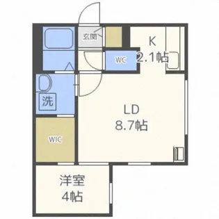 ルーチェN19【401号室】の間取り