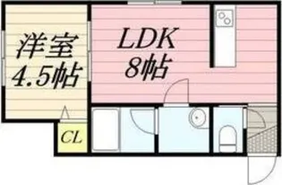 コーポ向日葵【3階】の間取り