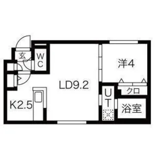 パークレジデンス円山北【5階】の間取り