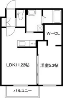 ARTE 【4-D号室】の間取り