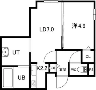 グレイス スクエア【4階】の間取り