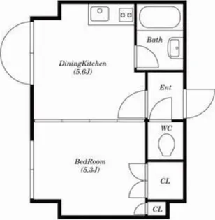 FRESA【607号室】の間取り