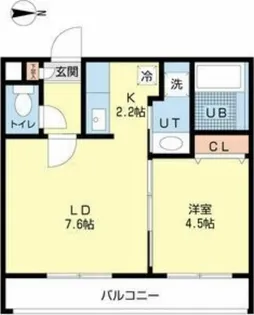 Saqras(サクラス)【2階】の間取り