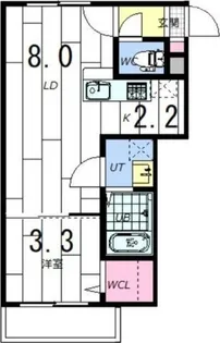 GIULIA(ジュリア)196 【3階】の間取り