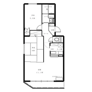 グランベルサ【5階】の間取り