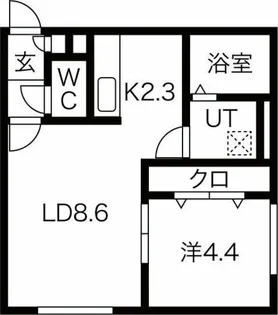 CITY RESIDENCE環状通東(シティレジデンス環状通東)【3階】の間取り