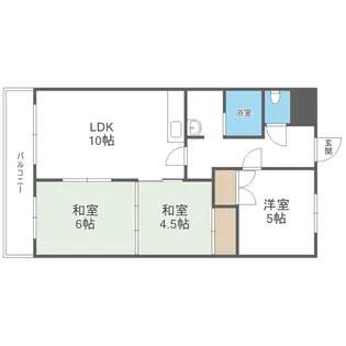 コモンズ28【603号室】の間取り