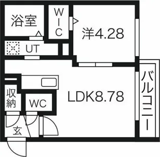 Nord Est【303号室】の間取り