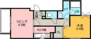 ブルーノートN41【401号室】の間取り