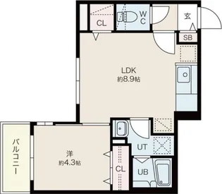 ファランドール札幌 【2階】の間取り