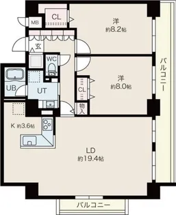 アルテシア【7階】の間取り