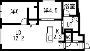 SORANO麻生(ソラノあさぶ)【2階】の間取り