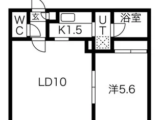 プラタカラN22【1階】の間取り