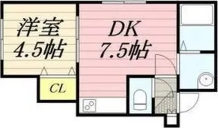 麻生一番ハイツ【3階】の間取り