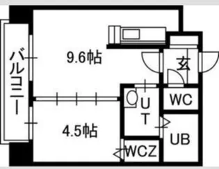 PRIME URBAN北11条【8階】の間取り