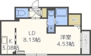 シエルノース22 【1階】の間取り