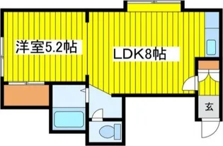モンテメール栄町【2階】の間取り