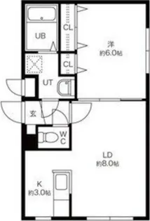グランピア環状通東【3階】の間取り