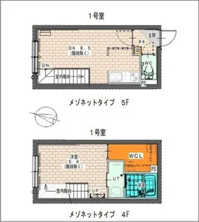 Partire N21(パルティーレN21)【5階】の間取り