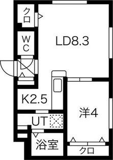 BASE MOTOMACHI【4階】の間取り