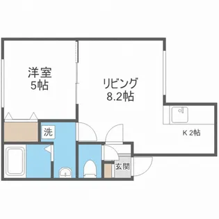 セレンディプティ【202号室】の間取り