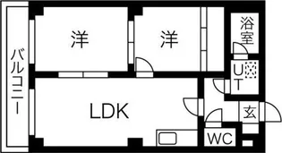 サントアリオデ元町【2階】の間取り