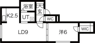 プレシューズ本町【203号室】の間取り