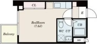 プライマル札幌北18条【8階】の間取り