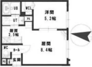 苅谷 北31【1階】の間取り