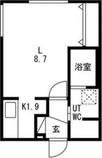 Jentile43°(ジェンティーレ43°)【1階】の間取り