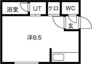 ライフコート元町III【202号室】の間取り