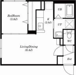 シティレジデンス北36条【4階】の間取り