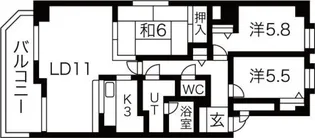ゆとり31【405号室】の間取り