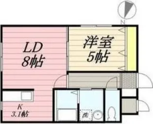 プールオムN10 【3階】の間取り