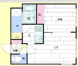 ベルメゾン北20【3階】の間取り