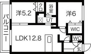 Park Village Sapporo 【4階】の間取り