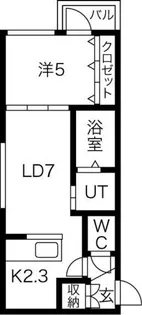 GARBO(ガルボ)【4階】の間取り