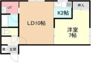 ノースピア367【2階】の間取り