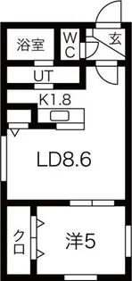 クレストN13【1階】の間取り