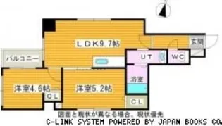 ミ・ピアーチェ環状通【3階】の間取り