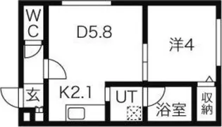 ガレリアN13【3階】の間取り