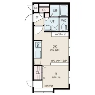 ムーンボー【3階】の間取り