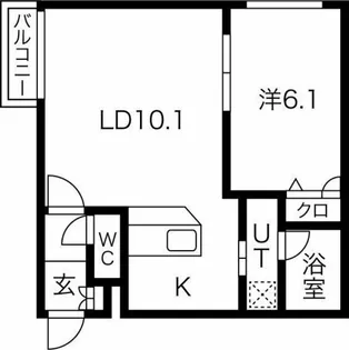 プレシャスレジデンス元町【1階】の間取り