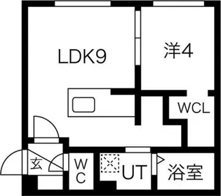 ノルデスタ麻生南【4階】の間取り