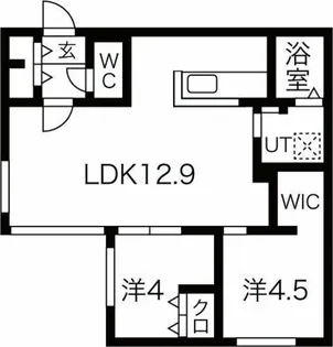カサトレス元町【4階】の間取り