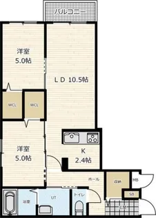 Partire新道東(パルティーレ新道東)【2階】の間取り
