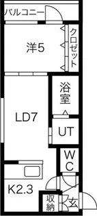 GARBO(ガルボ)【1階】の間取り
