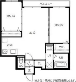 グランドサクセス創成川【4階】の間取り