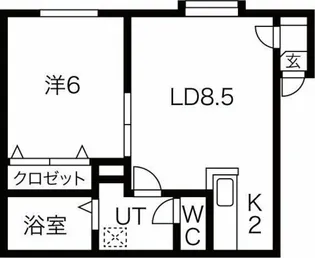 VALON(バロン)【103号室】の間取り