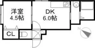 グランデルシャン【101号室】の間取り